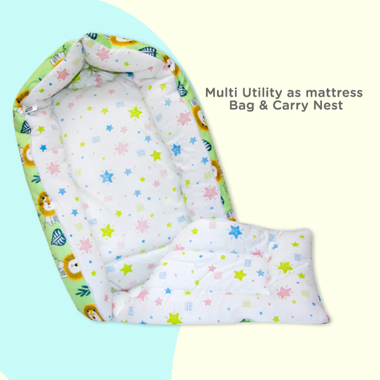 Windson Craft Baby Sleeping Bag, Carry Nest, Cotton Bed Cum Infant Portable  Sleeping Bag | Flipkart.com