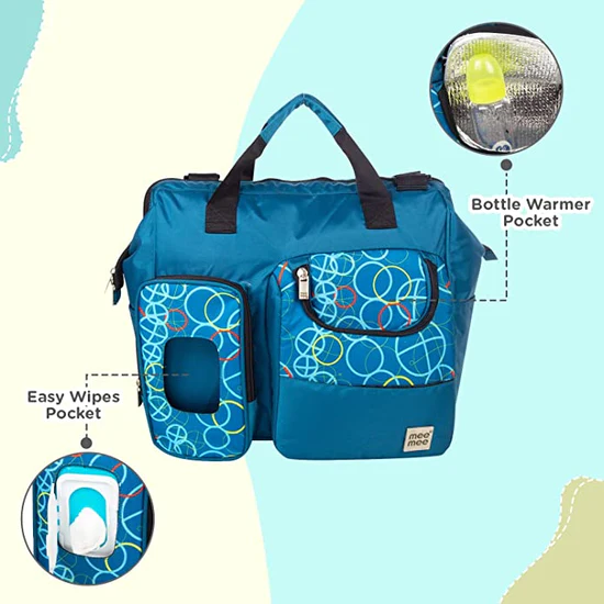 Toyshine Diaper Bag with Changing Station, Large Travel Diaper Bag Bac