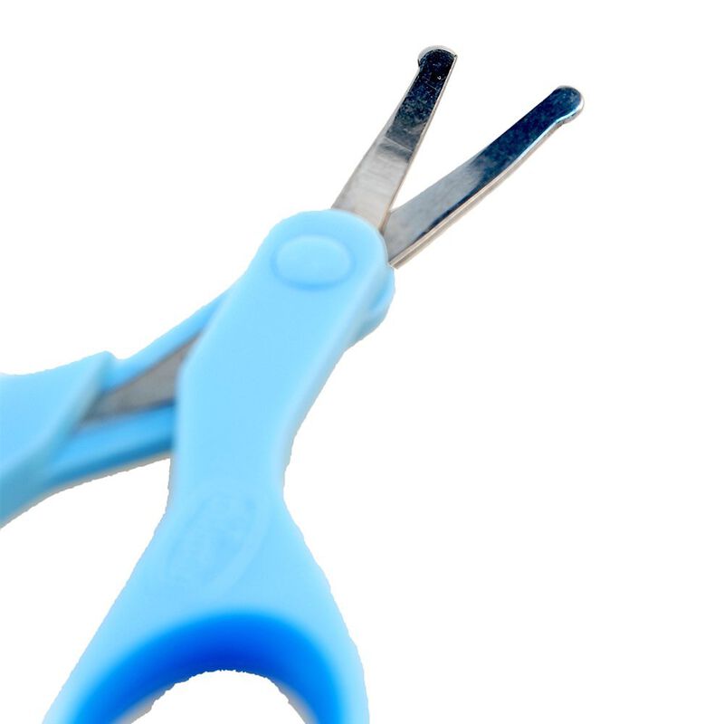 Chicco Baby Nail Scissors (Light Blue) - woooys.in