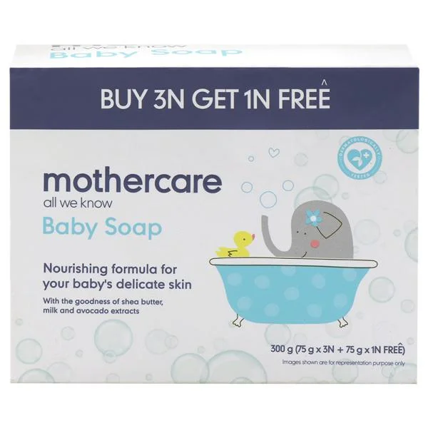 Mothercare All We Know Baby Soap 75 g (Buy 3 Get 1 Free)