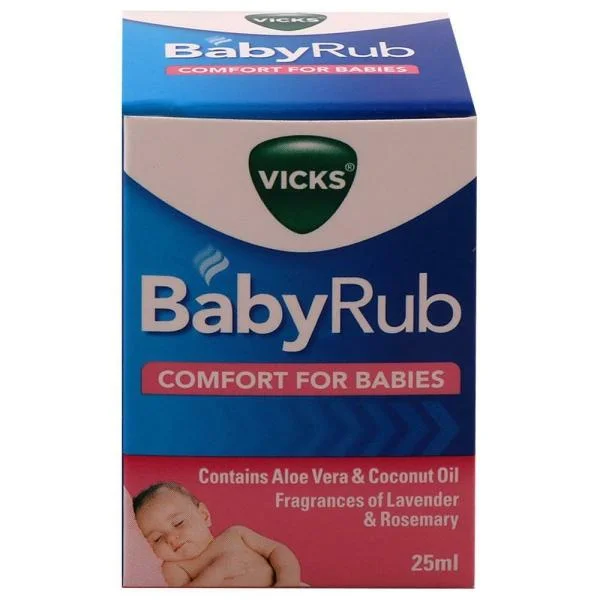 Vicks Aloe Vera and Coconut Oil Baby Rub 25 ml