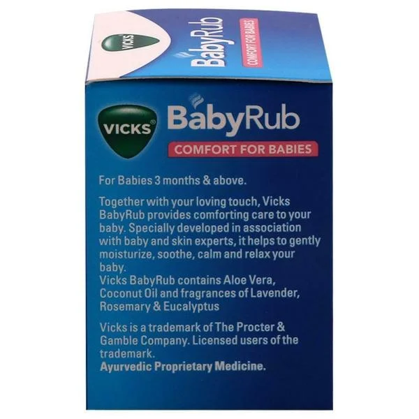 Vicks Aloe Vera and Coconut Oil Baby Rub 25 ml